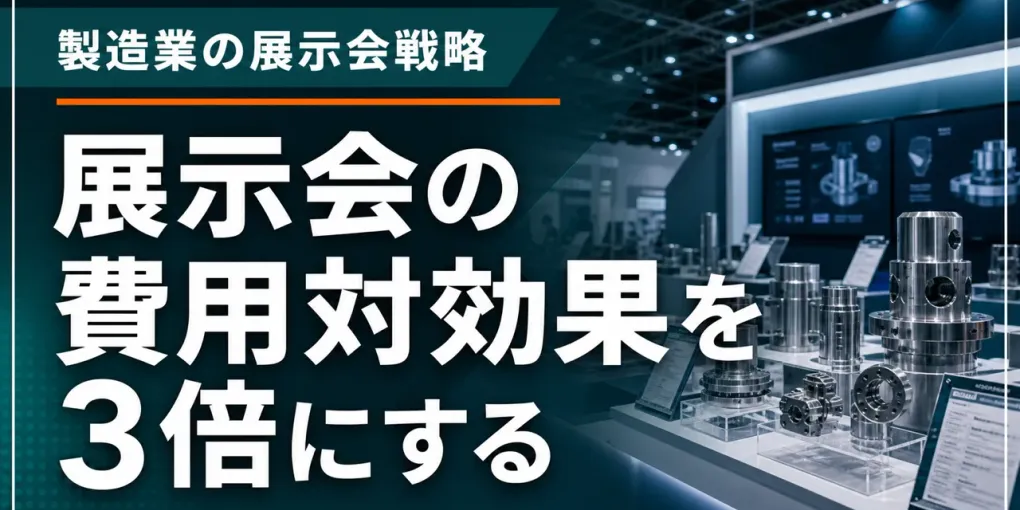 製造業の展示会費用対効果｜ROIを商談・受注まで測る実務