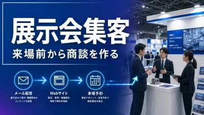 製造業の展示会集客｜事前案内・来場予約から商談を作る7手順