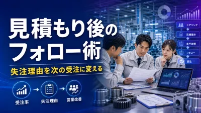 製造業の見積もり後フォロー｜催促せず失注理由を次の受注に変える