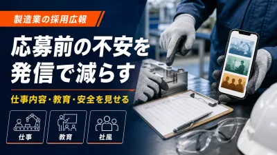 製造業のSNS採用広報｜応募前の不安を減らす発信設計