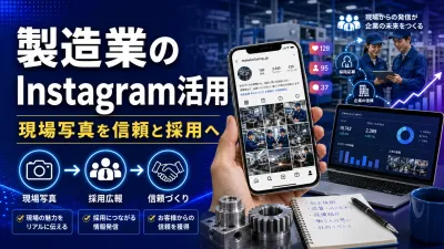 製造業のInstagram活用｜現場写真を採用・問い合わせへつなぐ