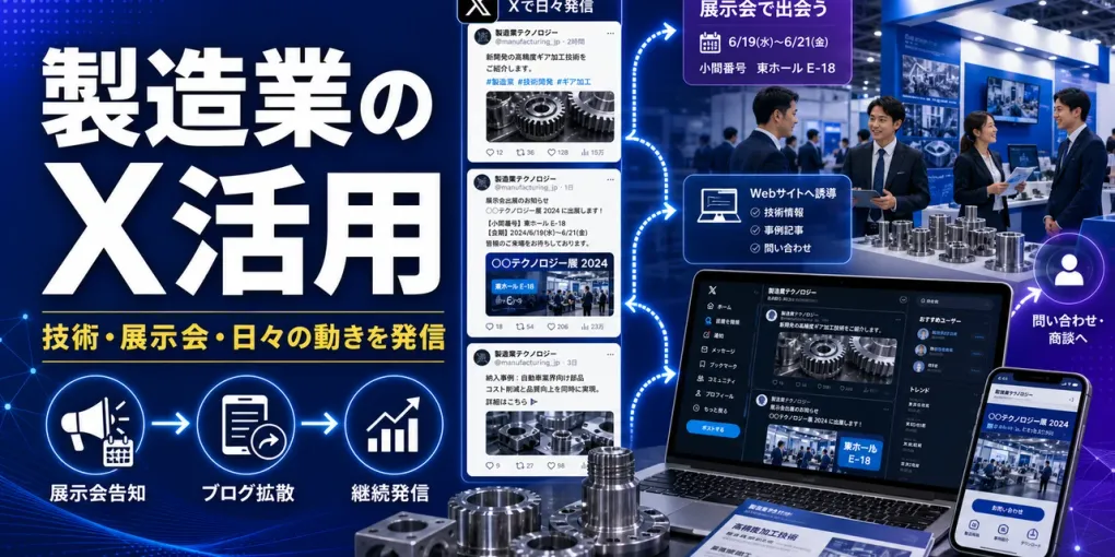 製造業のX活用｜技術・展示会・日々の動きを継続発信する