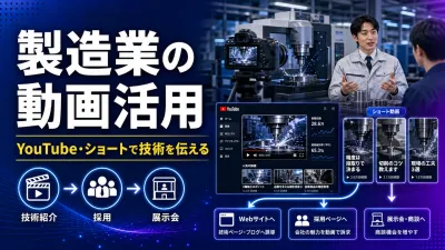 製造業の動画活用｜YouTube・ショート動画を営業と採用につなぐ