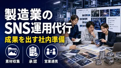 製造業のSNS運用代行｜依頼前の準備と外注先の選び方