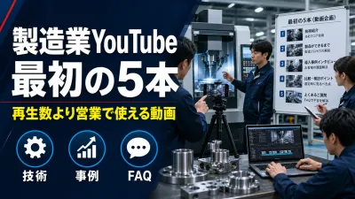 製造業のYouTube活用｜最初に作るべき5本の動画と運用設計