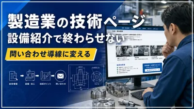 設備紹介ページの作り方・書き方｜製造業向け8項目テンプレート