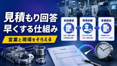 製造業の見積回答を早くする方法｜営業・現場の7ステップ