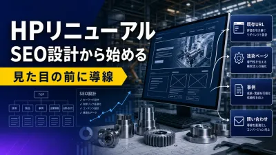 製造業ホームページリニューアルのSEO｜順位を落とさない移行手順