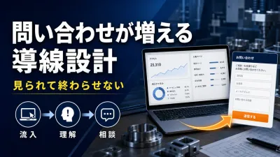 製造業ホームページの問い合わせを増やす｜来ない原因と7つの改善手順