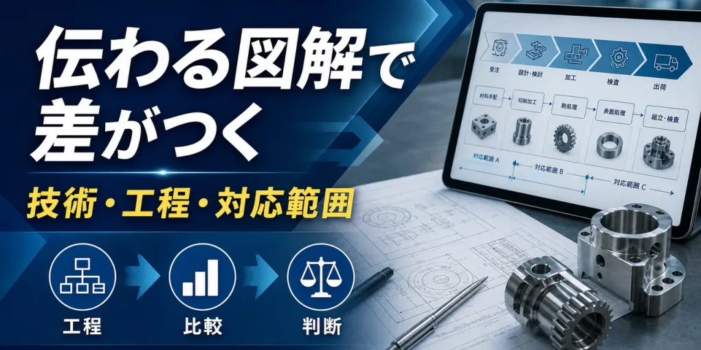 製造業サイトに必要な図解の作り方｜技術・工程・対応範囲を伝わる形にする