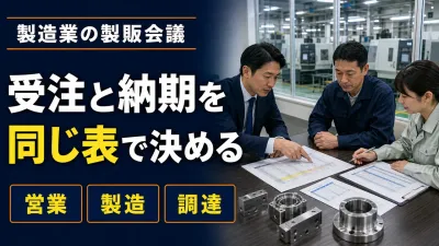 製造業の製販会議｜営業・製造・調達を受注と納期でつなぐ進め方