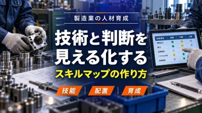製造業のスキルマップ｜技術・判断・育成課題を見える化する作り方