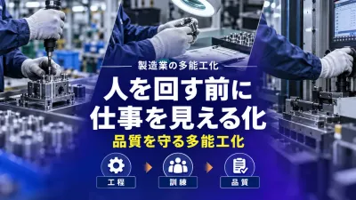製造業の多能工化｜人を回す前に品質を守る仕事設計と育成手順